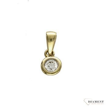 Zawieszka złota DIAMENT diament 0,08 ct P 304.jpg